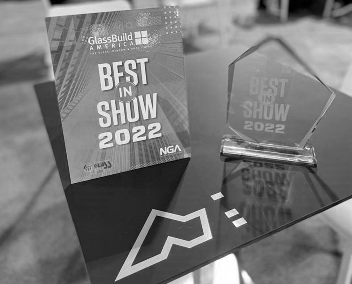 Emmegi USA "Best Machinery Booth" at Glassbuild 2022