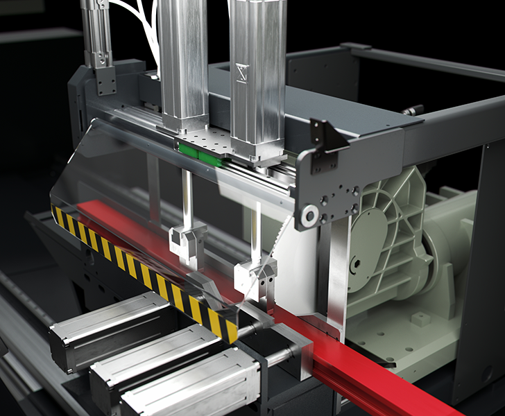 Produits pour l’acier Twin Ferro E Étaux verticaux à positionnement automatique Emmegi