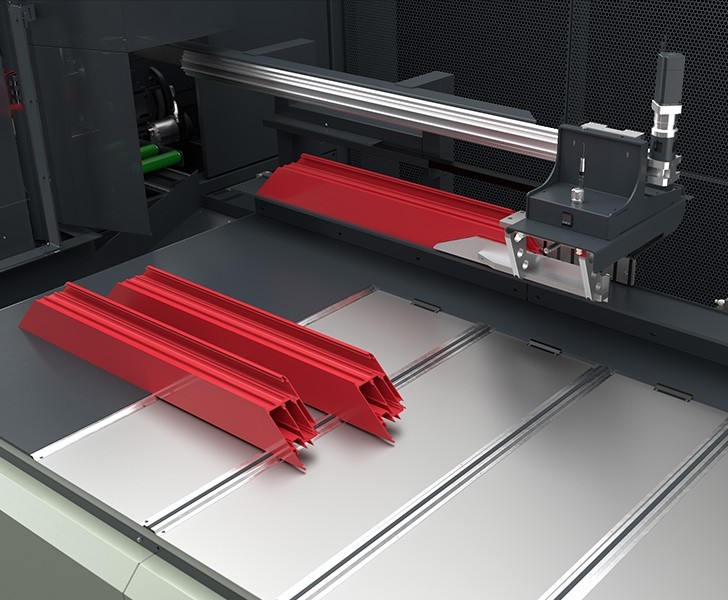 Stabbearbeitungszentren Vegamill Entnahmesystem des bearbeiteten Werkst&uuml;cks Emmegi