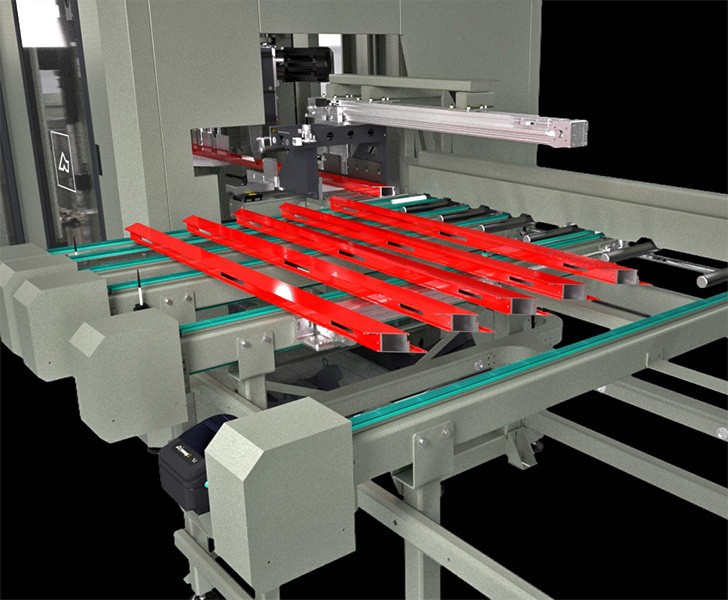 Products for Aluminium Quadra L1 Unloading magazine Emmegi